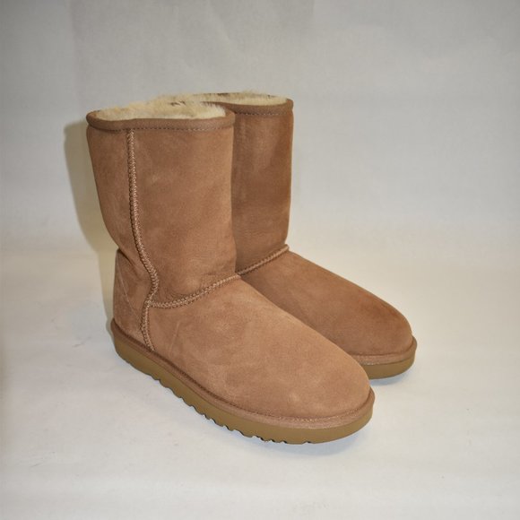 Ugg Classic Short II Suede Water-Repellent Chestnut Suede Boot Sz 8 1016223 - Picture 2 of 11